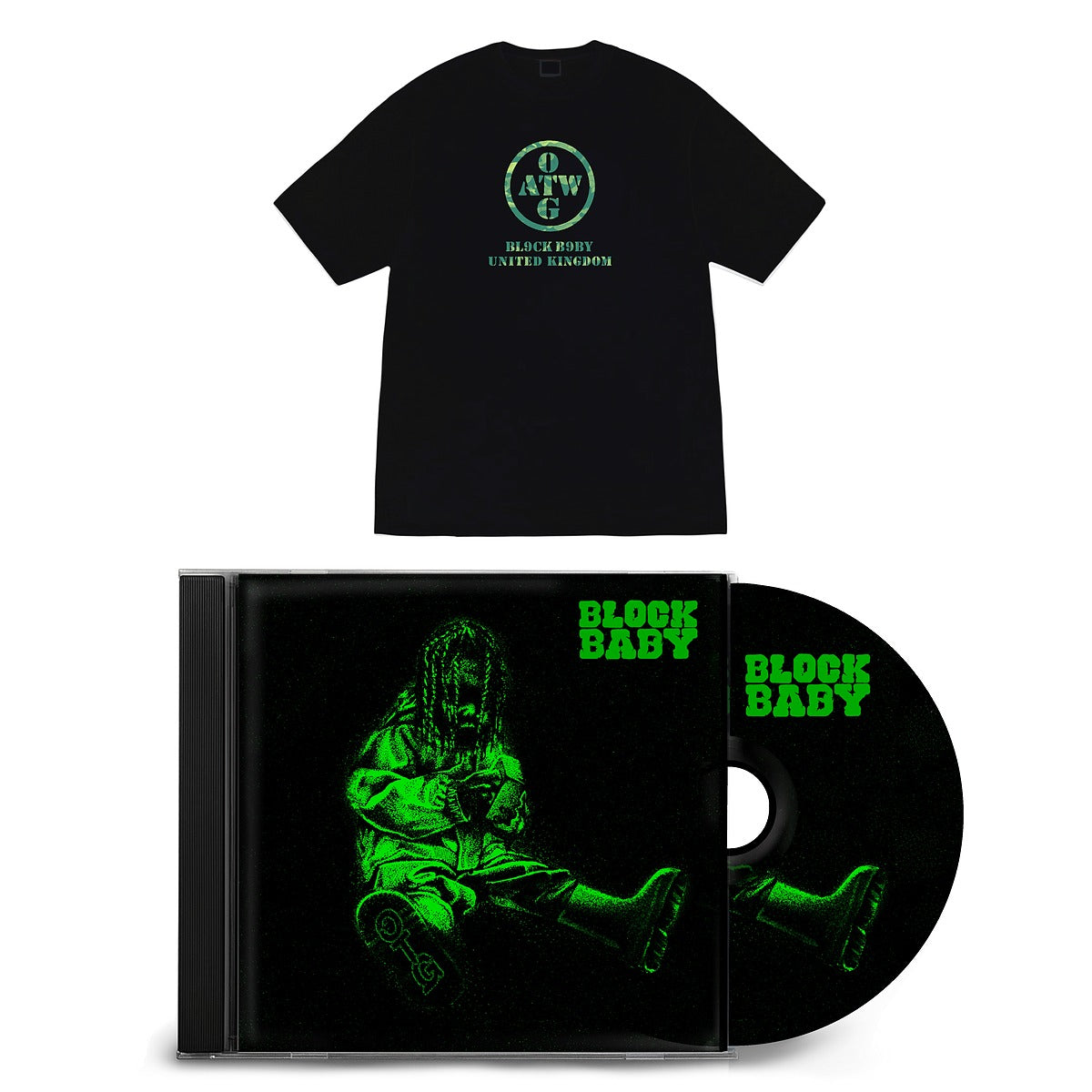 Black & Camo "OTGATW" T Shirt + CD Bundle